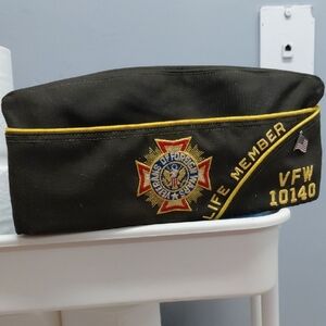 VFW Life Member Cap with Embroidery & Pins